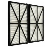 Lot de 2 panneaux filtres pour robot tiger shark - rcx70101pak2 - noir