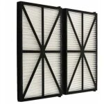 Lot de 2 panneaux filtres pour robot tiger shark - rcx70101pak2 - noir dolaso