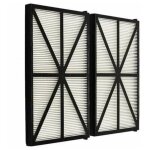 Lot de 2 panneaux filtres pour robot tiger shark - rcx70101pak2 - noir - shining house