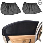 Lot de 2 pare - soleil fen�tre de voiture pour vitres lat�rales universel fen�tres shades protection ...