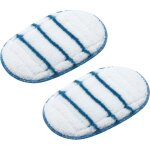 Lot de 2 patins multi surfaces pour gants � vapeur - tampons de nettoyage en microfibre durable - accessoires ...