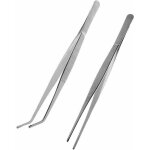 Lot de 2 pinces pour cuisine professionnelles, multi - usages et multifonctions avec pointe courbe et ...