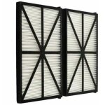 Lot de 2 plaques filtrantes pour robot tiger shark - rcx70101pak2 - noir