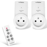 Fishtec - lot de 2 prises tlcommandes contrle  distance