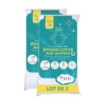 P'tit lit - lot de 2 proteges matelas b�b� anti acariens - 70x140 cm - alese imperm�able - bouclette ...