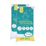 P'tit lit - lot de 2 proteges matelas b�b� anti acariens - pour couffin, nacelle, landeau - alese imperm�able ...