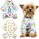 Lot de 2 pyjamas pour chiots  perles rares - chemise pour chiot pantalon en coton collants confortables ...