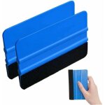 Lot de 2 raclettes en plastique pour autocollant en vinyle souple - outil de coloration de fentre - ...