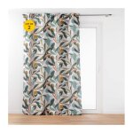Cdaffaires - lot de 2 rideaux grande hauteur a oeillets 140 x 280 cm polyester imprime lavinia Cdaffaires - lot de 2 rideaux grande hauteur a oeillets 140 x 280 cm polyester imprime lavinia