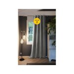 Cdaffaires - lot de 2 rideaux luxe occultant + isolant phonique polaire l180 x h260 cm laponie gris Cdaffaires - lot de 2 rideaux luxe occultant + isolant phonique polaire l180 x h260 cm laponie gris