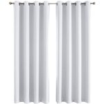 Lot de 2 rideaux occultants isolant thermique anti froid, rideaux pour salon et chambre, design moderne ...