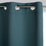 Atmosphera - rideaux occultants - bleu - lot de 2 panneaux à oeillets - livraison gratuite Atmosphera - rideaux occultants - bleu - lot de 2 panneaux à oeillets - livraison gratuite