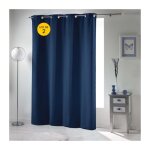 Lot de 2 rideaux occultant spécial petites fenêtres 135 x 180 cm occult navy Lot de 2 rideaux occultant spécial petites fenêtres 135 x 180 cm occult navy