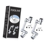 Komiro - lot de 2 robinets d'aérateurs universels pivotants à 1080 ° - extension pivotante - ventilateur ... Komiro - lot de 2 robinets d'aérateurs universels pivotants à 1080 ° - extension pivotante - ventilateur ...