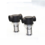 Lot de 2 robinet raccord cuve 1000 l, articulation de tuyau de jardin pour collecteurs d'eau de pluie ...