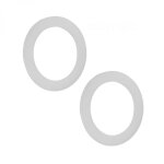 Lot de 2 rondelles papillon pour filtre  cartouche de piscine - blanc - cx900wpak2 hayward