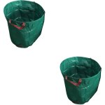 Lot de 2 sacs  dchets de jardin , 300 l, sacs  dchets de jardin, sacs  feuilles avec poignes, sacs ...