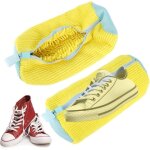 Lot de 2 sacs de lavage pour chaussures, baskets, multi - protection, auto - nettoyant, �pais, friction ...