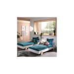 M&s - lot de 2 sommiers empilables 90x200 cm motif flche blanc - staacky