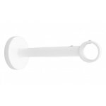 Store menuiserie - 2 supports pour tringle  rideaux, blanc, mural, d. 20, saillie extensible 110  160mm ...