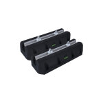 Ram - lot de 2 supports de climatisation sol caoutchouc - l 600 x l 160 x h 90 mm - charge max 500 kg ...