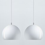 Lot de 2 suspension luminaire industrielle vintage lampe suspendue 360 rotatable lustre plafond mtal ...