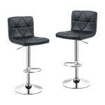 Lot de 2 tabourets de bar ash noir Lot de 2 tabourets de bar ash noir