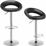 Lot de 2 tabourets de bar avec repose - pieds, chaise de bar réglable en hauteur et rotatif, tabouret ... Lot de 2 tabourets de bar avec repose - pieds, chaise de bar réglable en hauteur et rotatif, tabouret ...