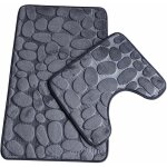 Lot de 2 tapis de bain antidérapant tapis de piedestal pour salle de bains douces tapis toilette absorbants ... Lot de 2 tapis de bain antidérapant tapis de piedestal pour salle de bains douces tapis toilette absorbants ...