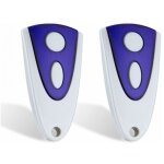 Lot de 2 t�l�commandes de porte de garage compatibles avec novoferm novotron 502 max43 - 2 novotron 512 ...