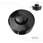 Lot de 2 tte de dbroussailleuse universelle a6481 nylon bobine de rechange de tondeuse dbroussailleuse ...