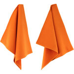 Lot de 2 torchons cuisine nid d'abeille pure kitchen waffle