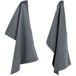 Lot de 2 torchons cuisine toile pure kitchen tea towel