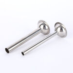 Lot de 2 tubes de farce de saucisses en acier inoxydable entonnoirs de remplissage de saucisses hachoirs ...