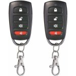 Lot de 2 universel porte de garage clonage clé fob télécommande 433 mhz 4 bouton cloner pour porte de ... Lot de 2 universel porte de garage clonage clé fob télécommande 433 mhz 4 bouton cloner pour porte de ...
