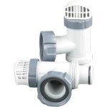 Lot de 2 vannes d'arret intex