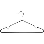 Cintres wenko sascha noirs 20 pices en mtal antidrapants avec cintre pivotant et design fin pour conomie ...