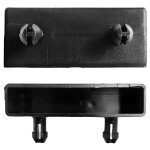 Lot de 20 embouts latte 60mm attaches plastique renforc� sommier lit canap� clic clac bz matelas fixation ...