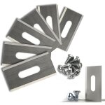 Lot de 20 lames de gazon pour husqvarna avec double lame aiguise en acier inoxydable 36. 5x18. 5x0. 65mm, ...