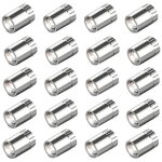 Lot de 20 mini projecteurs led sans fil � piles, �clairage miniature pour vitrines de bijoux.