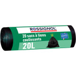 Lot de 20 sacs - poubelle 20l fabriqué en france - bagy rossignol Lot de 20 sacs - poubelle 20l fabriqué en france - bagy rossignol