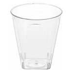 Five simply smart - lot de 20 verrines réutilisables 'facette' 6cl transparent Five simply smart - lot de 20 verrines réutilisables 'facette' 6cl transparent