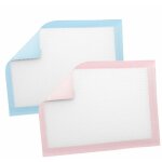 Lot de 200 alses pour bb jetables, impermables - 40 x 60 cm - rose - monsieur bb