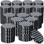 Lot de 200 couvercles de bocaux en m�tal s�curis�s avec quatre filetages, fermeture � visser pour mariner, ...