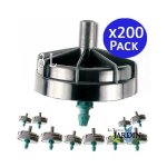 Suinga - lot de 200 goutteur autorgulant et anti - drainage 3 l / h goutteurs d'irrigation en ligne ...