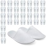 Lot de 24 paires de chaussons antidrapants jetables  bout ferm pour htels et spa