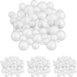 Lot de 288 boules en polystyrne, mlang, petite & grande balle, pour bricoler & peindre, ?: 2, 5 & ...