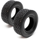 Wiltec - lot de 2x pneu 13x5. 00 - 6 pour tracteur à pelouse ? 305 x 305 x 110 mm ? avec profil à crampons ... Wiltec - lot de 2x pneu 13x5. 00 - 6 pour tracteur à pelouse ? 305 x 305 x 110 mm ? avec profil à crampons ...