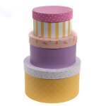 Lot de 3 boites de rangement mia - amadeus