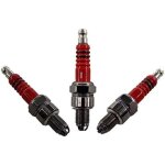 Lot de 3 bougies dallumage a7tc 3 électrodes pour scooter chinois quad kart gy6 50cc 70cc 90cc 110cc ... Lot de 3 bougies dallumage a7tc 3 électrodes pour scooter chinois quad kart gy6 50cc 70cc 90cc 110cc ...